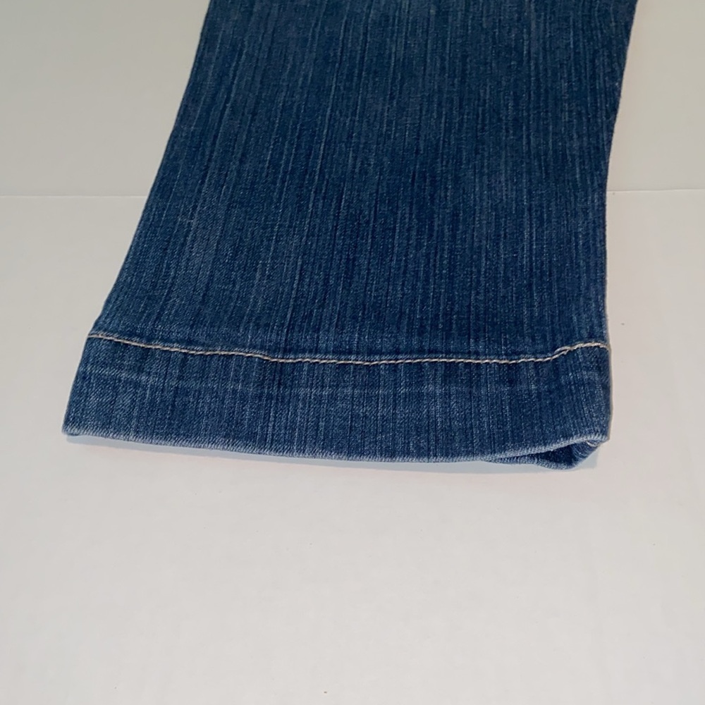 BKE Denim Madison Stretch Distressed Women’s Size 29 Capri Blue Jeans - Picture 4 of 14